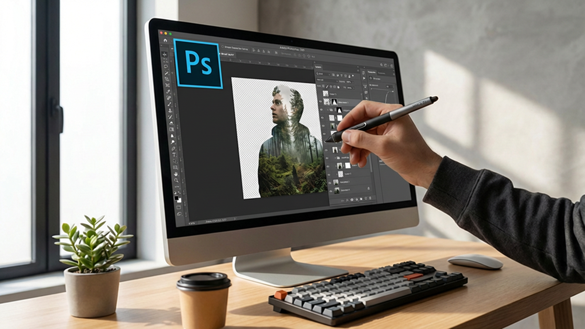 الدمج الرقمي الاحترافي باستخدام Photoshop